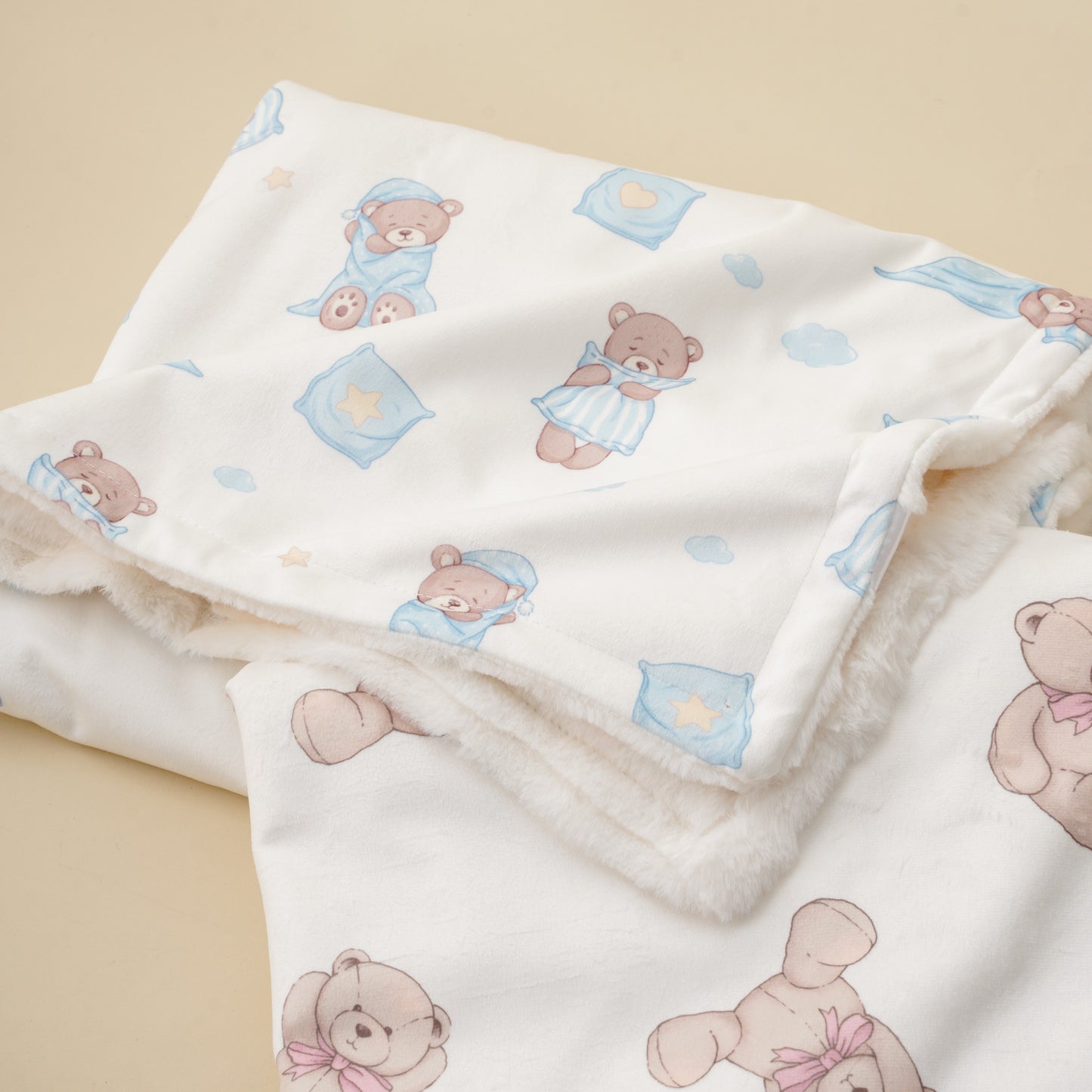 π Blanket/ Dreamy Teddy Nights β Sleepy Bear with Stars