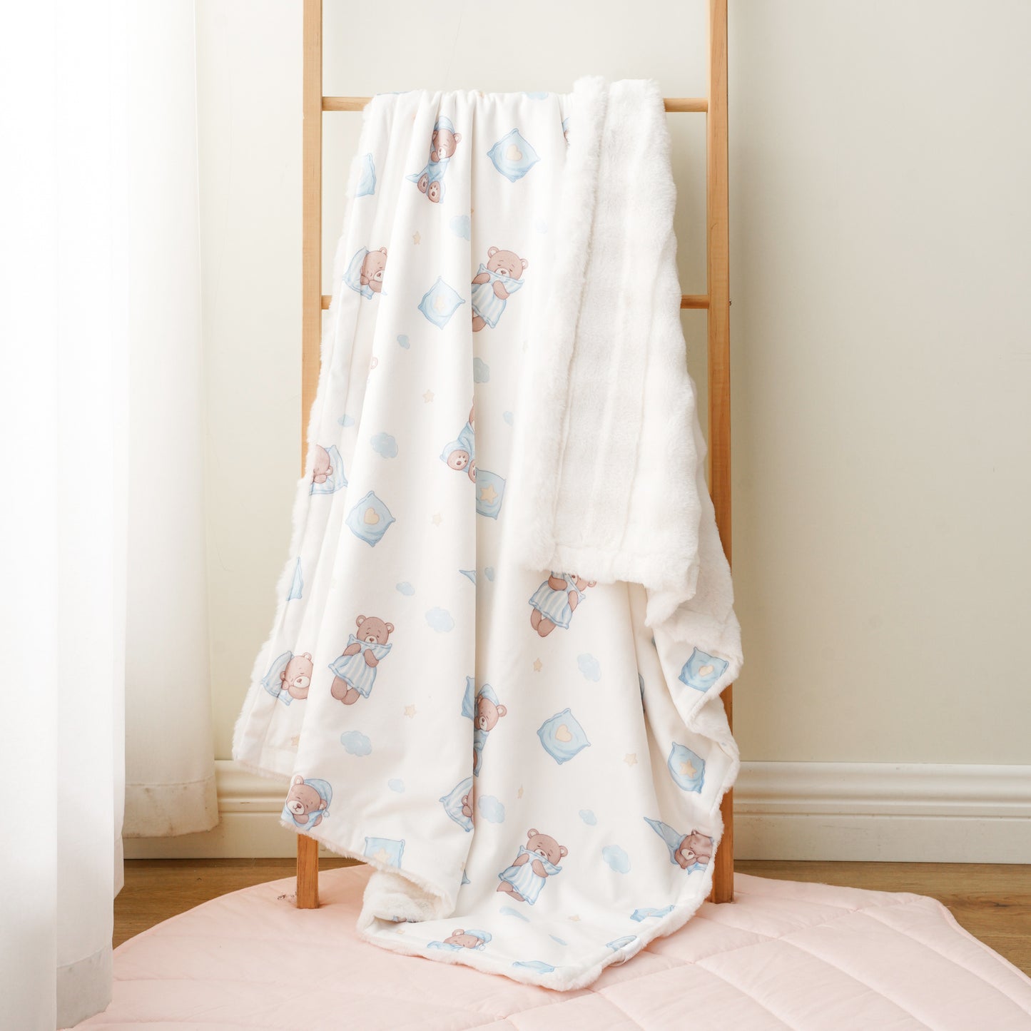 π Blanket/ Dreamy Teddy Nights β Sleepy Bear with Stars