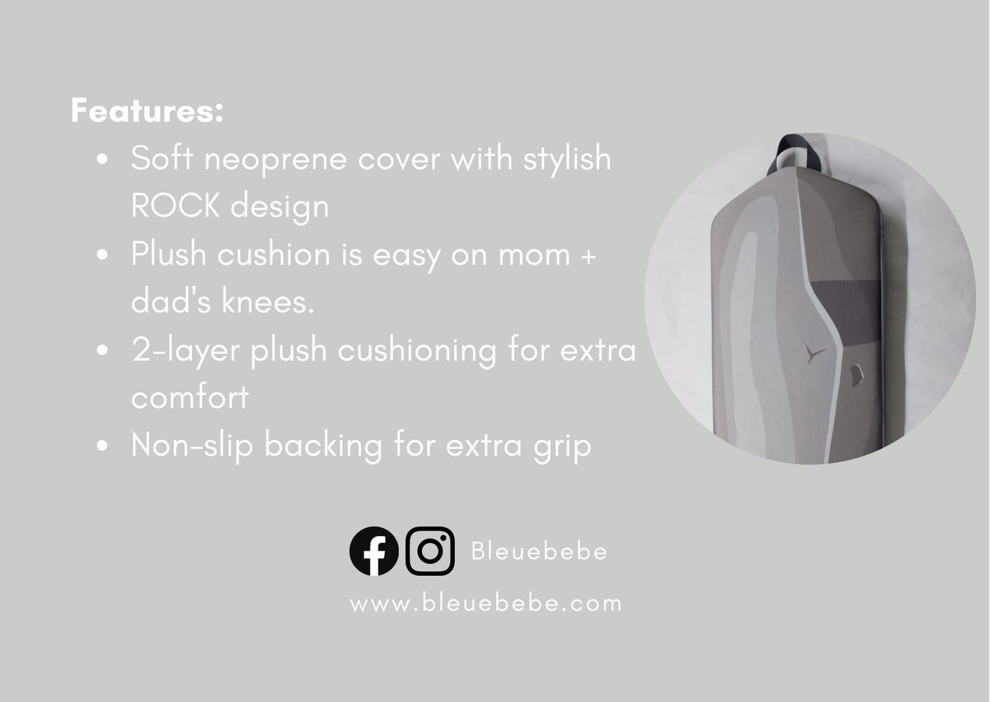 Bleue Bebe- Pad Bath Kneeler.