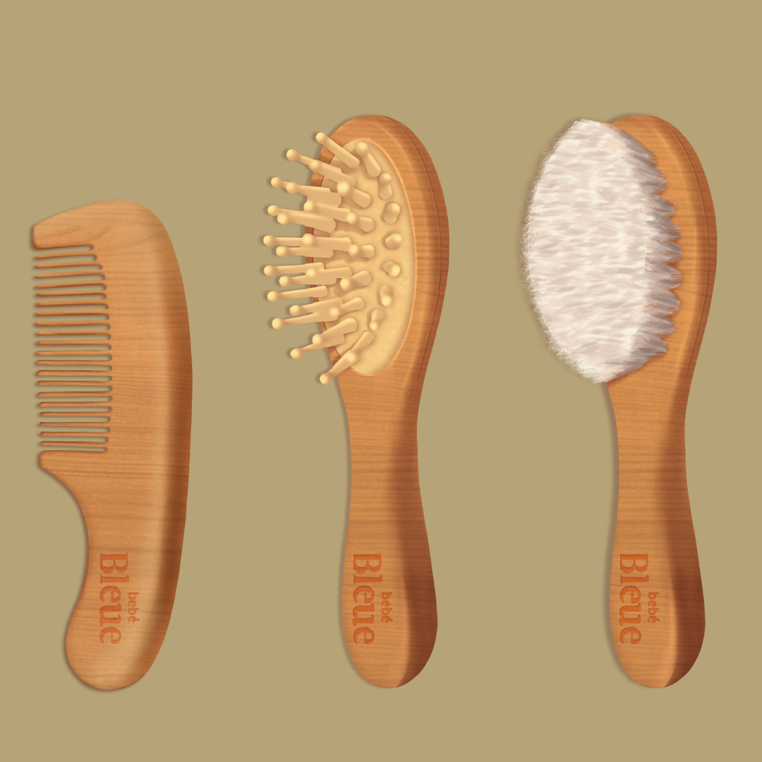 4-in-1 Bamboo Brush Set