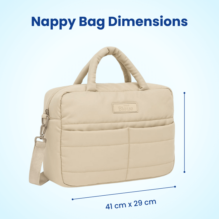 The Nappy Bag- Durable yet lightweight. Roomy yet compact.