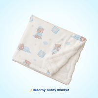 🌙 Dreamy Teddy Blanket