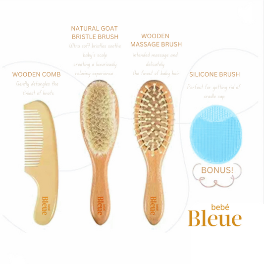 3-in-1 Bamboo Brush Set