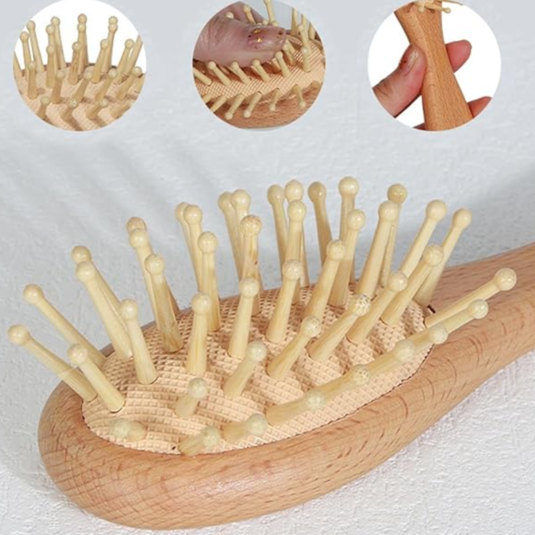 4-in-1 Bamboo Brush Set