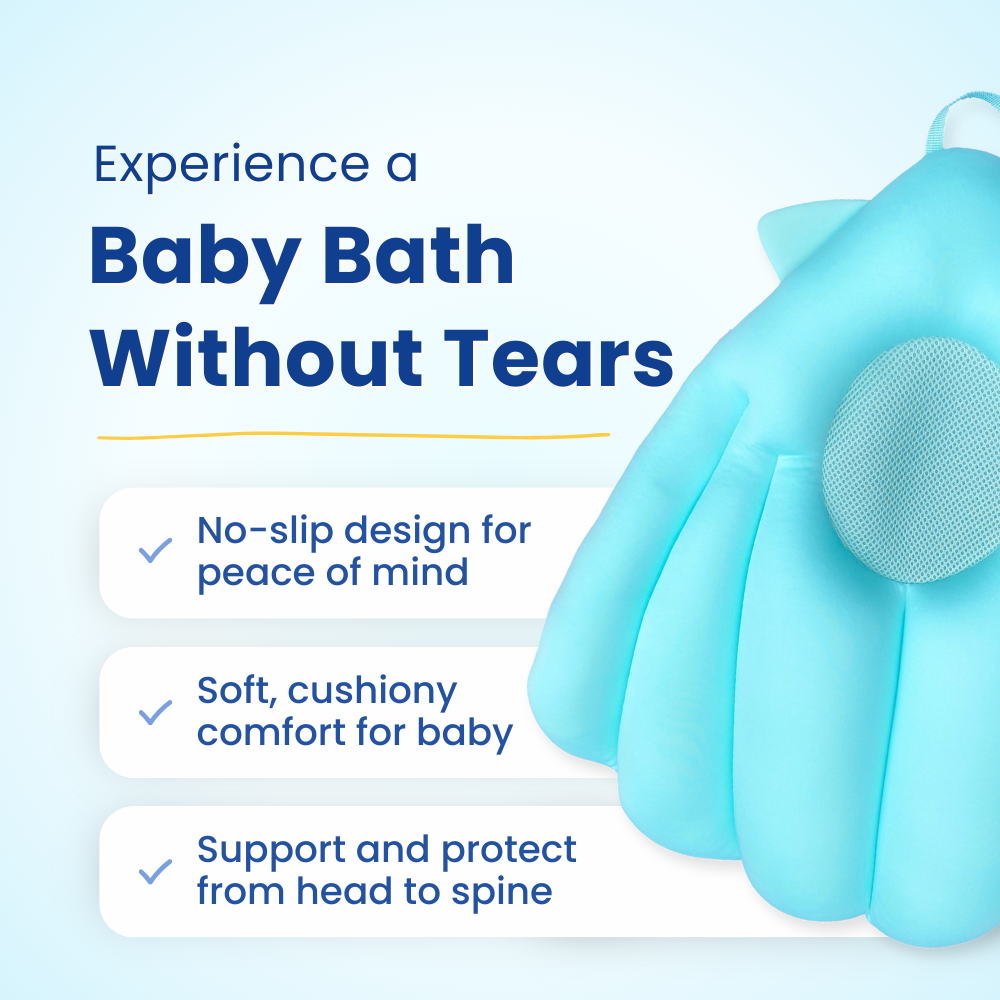 Say goodbye to the plastic tub — hello to a bath, your baby actually enjoys.
