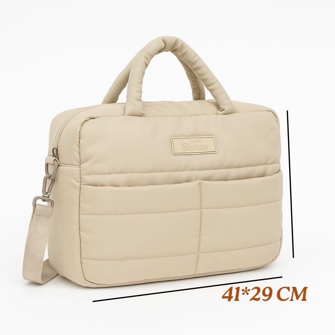 The Bleue Bebe Baby / Nappy Bag - Ivory
