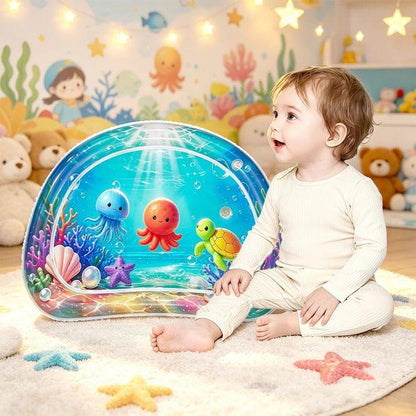 Inflatable Tummy Time Mat Premium Baby Water Play Mat