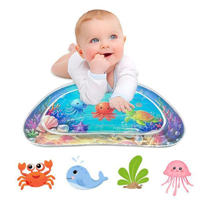 Inflatable Tummy Time Mat Premium Baby Water Play Mat