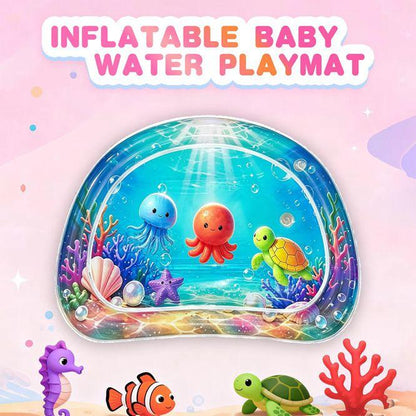 Inflatable Tummy Time Mat Premium Baby Water Play Mat