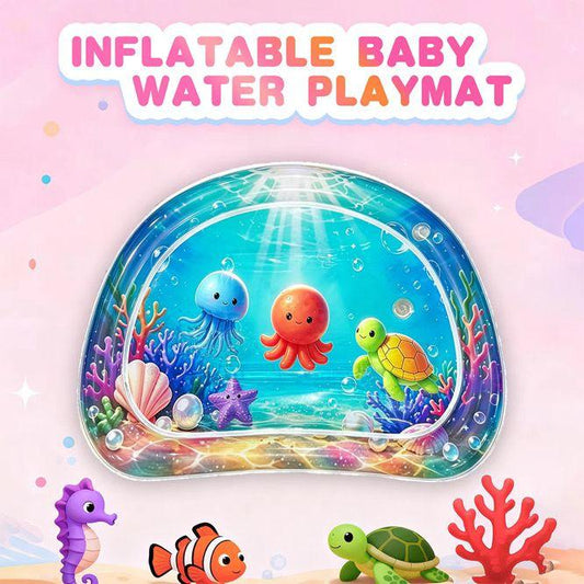 Inflatable Tummy Time Mat Premium Baby Water Play Mat