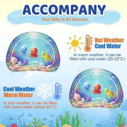Inflatable Tummy Time Mat Premium Baby Water Play Mat