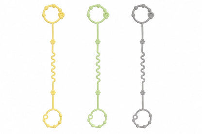 3 in 1 Silicone Toy Strap Baby Pacifier Clip Teething Leash Anti Drop Stroller Accessory Toddler Nursing Hanging Rope Flexible Manual
