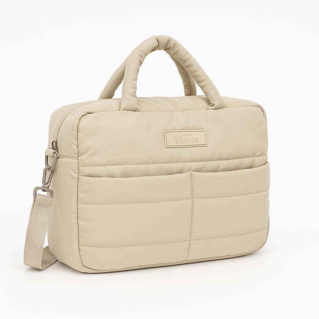 The Bleue Bebe Baby / Nappy Bag - Ivory