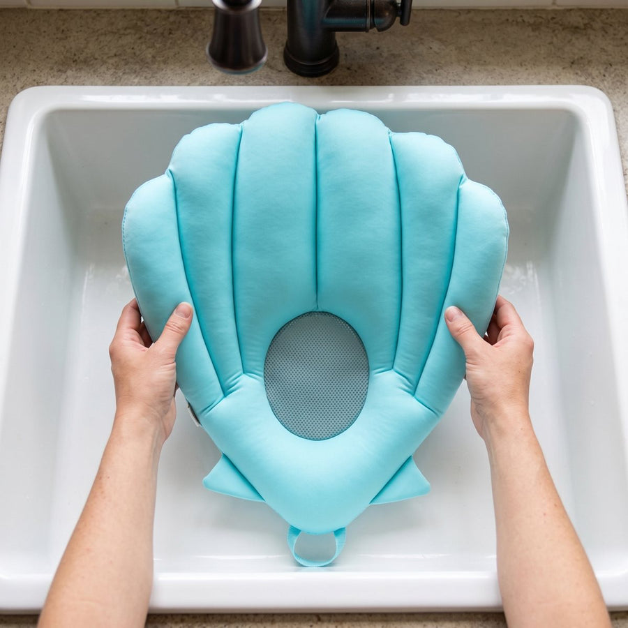 Placing the shell in the sink