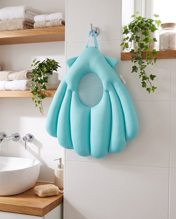 The Sink Bather hanging to dry by its loop
