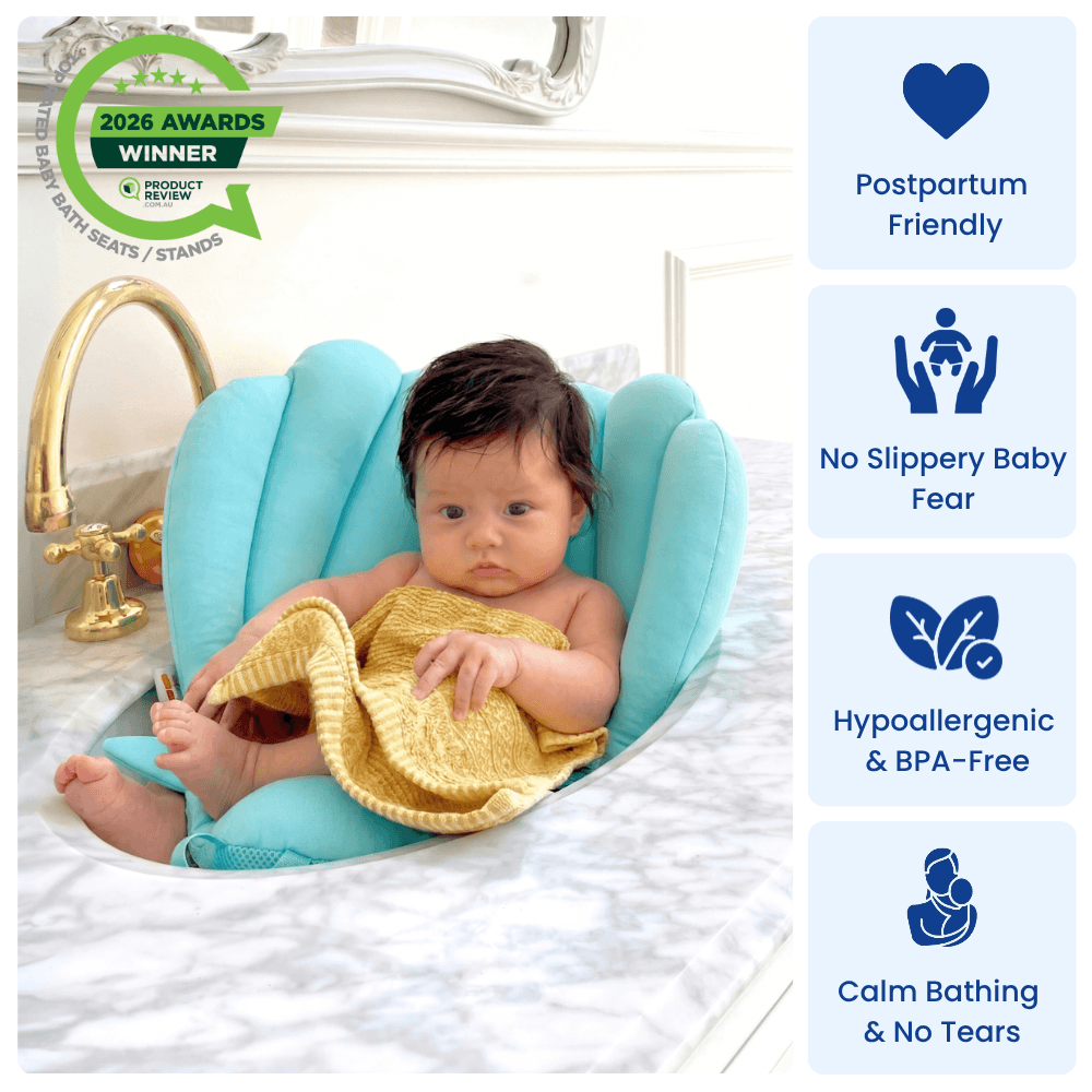 Say goodbye to the plastic tub — hello to a bath, your baby actually enjoys.